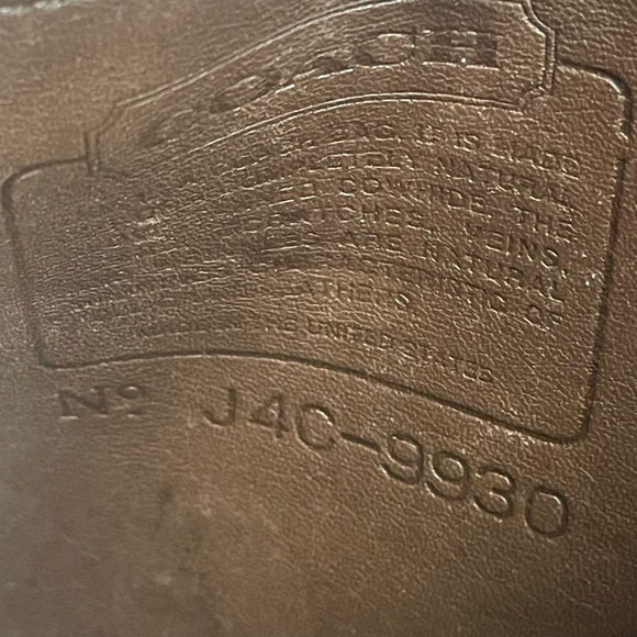 Coach vintage Murphy brown leather crossbody bag - Picture 10 of 12